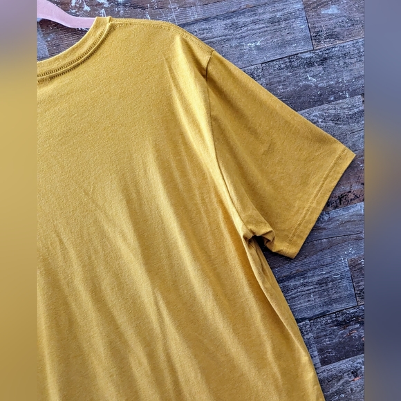 Bella Canvas Mustard Yellow American West Logo Tee - Picture 13 of 14